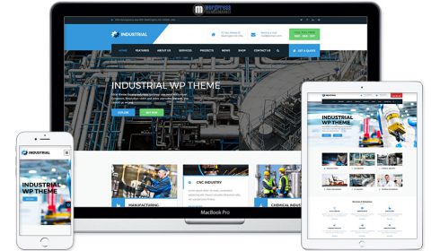 Industrial - Industry and Engineering WordPress Theme