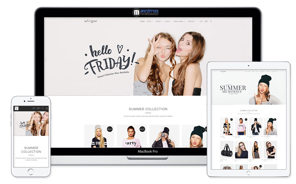 inVogue - WordPress Fashion Shopping Theme