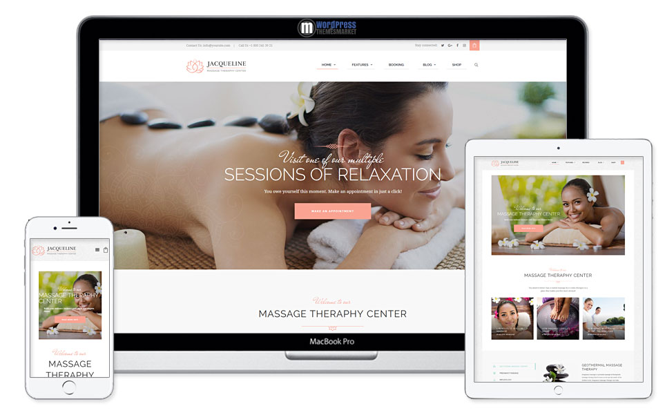 Jacqueline | Spa & Massage Salon Theme