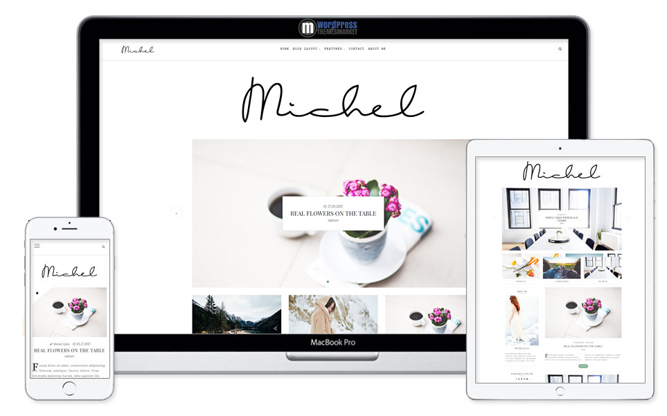 Michel - Clean WordPress Blog Theme