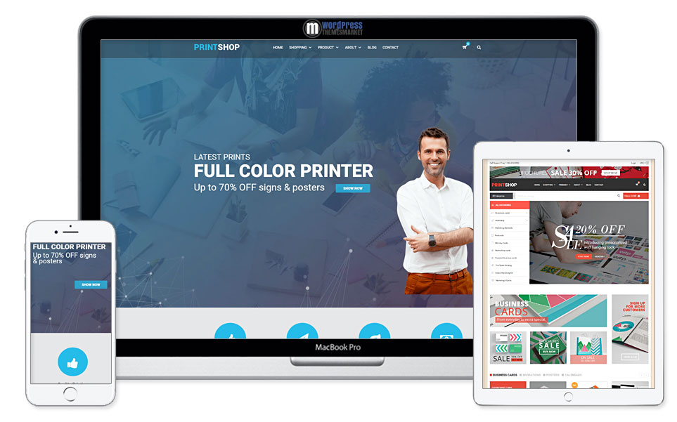 Printshop - WordPress Responsive Printing Theme