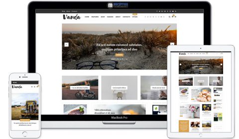 Vanda - Creative Blog / Magazine WordPress Theme