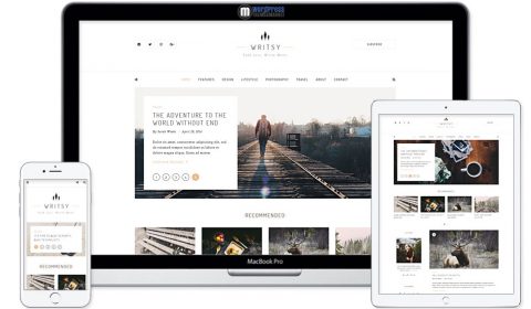 Writsy - A Clean & Faded Vintage WordPress Blog Theme