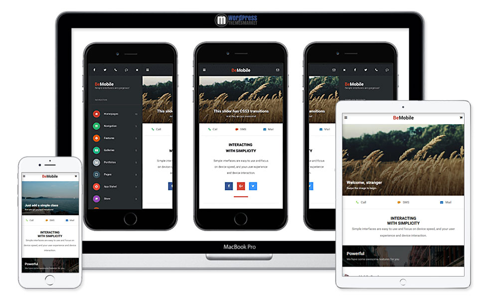 Be Mobile | Mobile and Tablet Responsive WordPress Theme