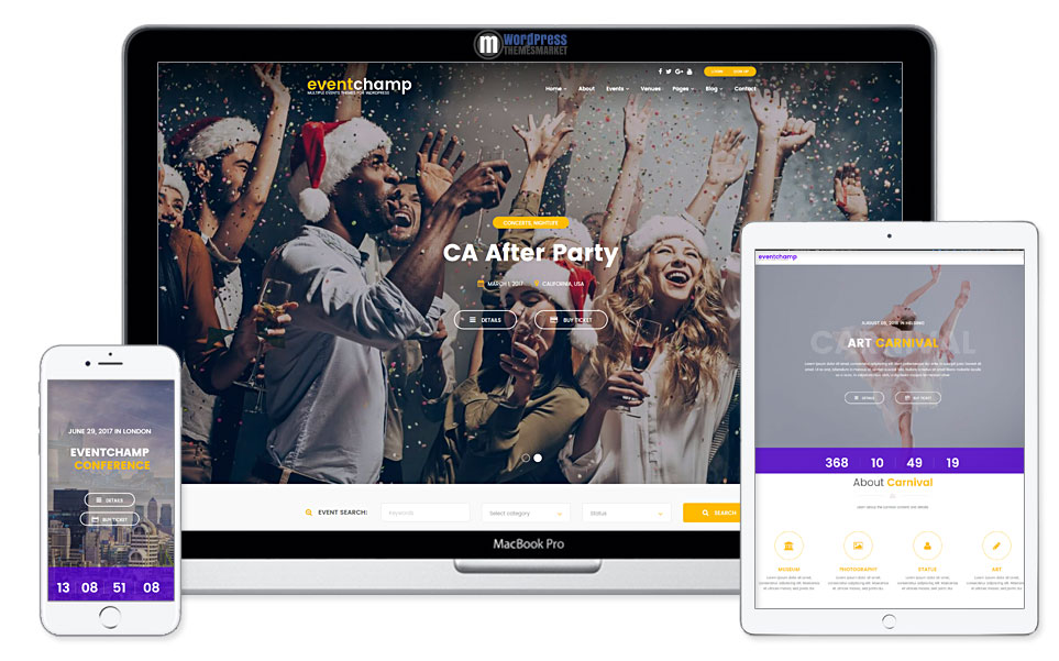 Event Champ – Multiple Events & Conference WordPress Theme