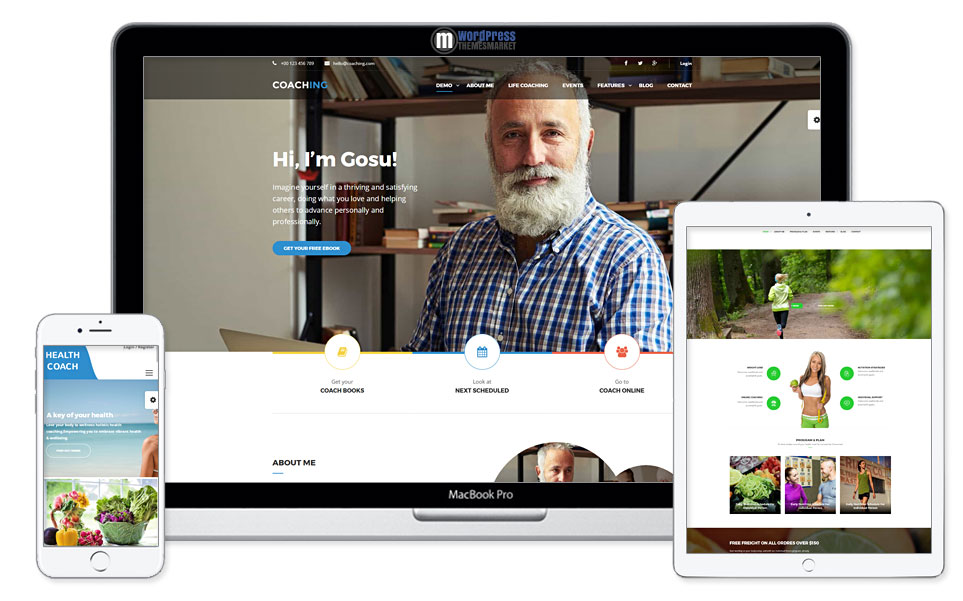 Speaker and Life Coach WordPress Theme | Coaching WP