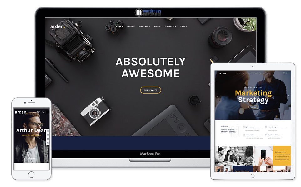 Arden - A Sharp & Modern Multipurpose WordPress Theme