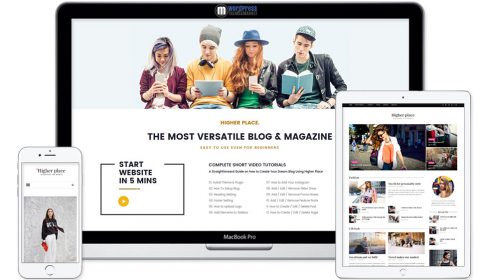 Higher Place - Multi-Purpose Blog & Magazine WordPress Theme