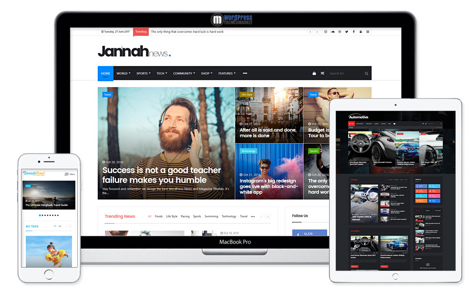 Jannah - WordPress News Magazine Blog & BuddyPress Theme
