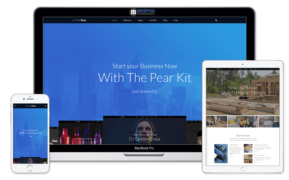 Pear - Responsive Multi-Purpose WordPress Theme