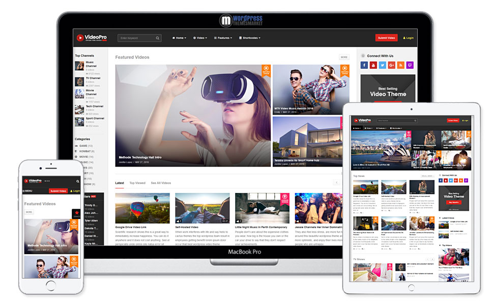 VideoPro - Video WordPress Theme