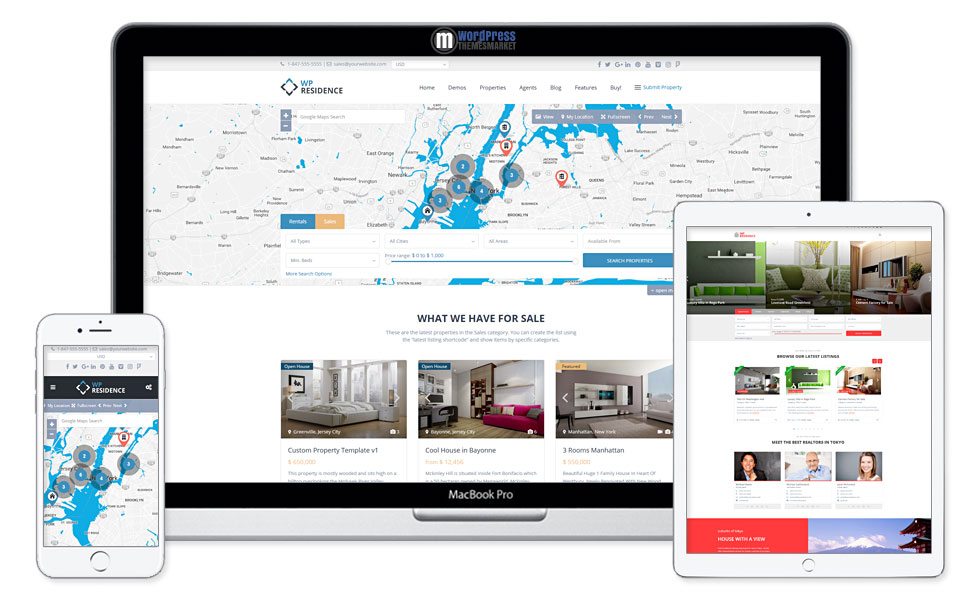 Residence Real Estate WordPress Theme