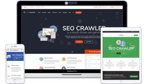 SEO Crawler - Digital Marketing Agency, Social Media, SEO WordPress Theme