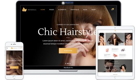 Kendall - A Stylish Theme for Spa, Hair & Beauty Salons