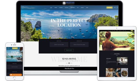 HOTEL XENIA Hotel WordPress Premium Theme