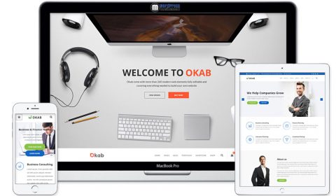 Okab - Responsive Multi-Purpose WordPress Theme