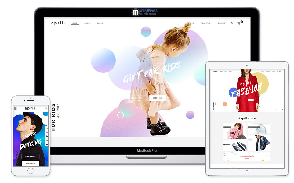 APRIL - Wonderful Fashion WooCommerce WordPress Theme